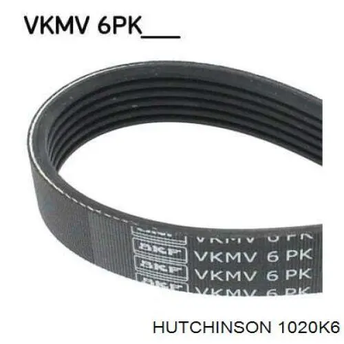 Ремень генератора 1020K6 Hutchinson