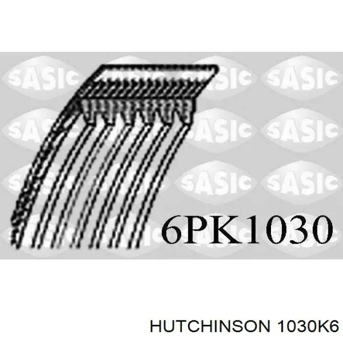 Ремінь приводний, агрегатів 1030K6 Hutchinson