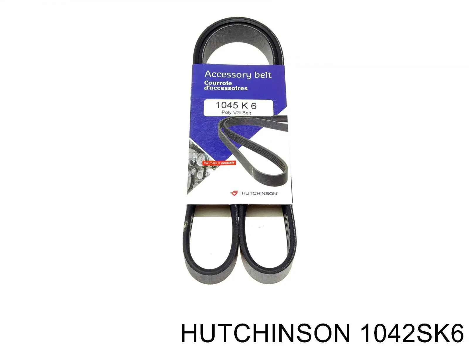 Ремень генератора 1042SK6 Hutchinson