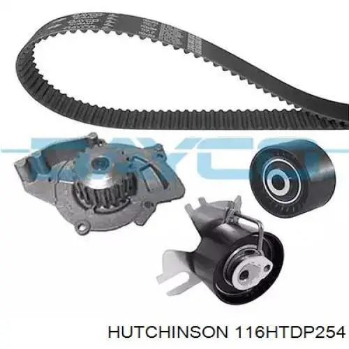 ГРМ ремни Hutchinson 116HTDP254