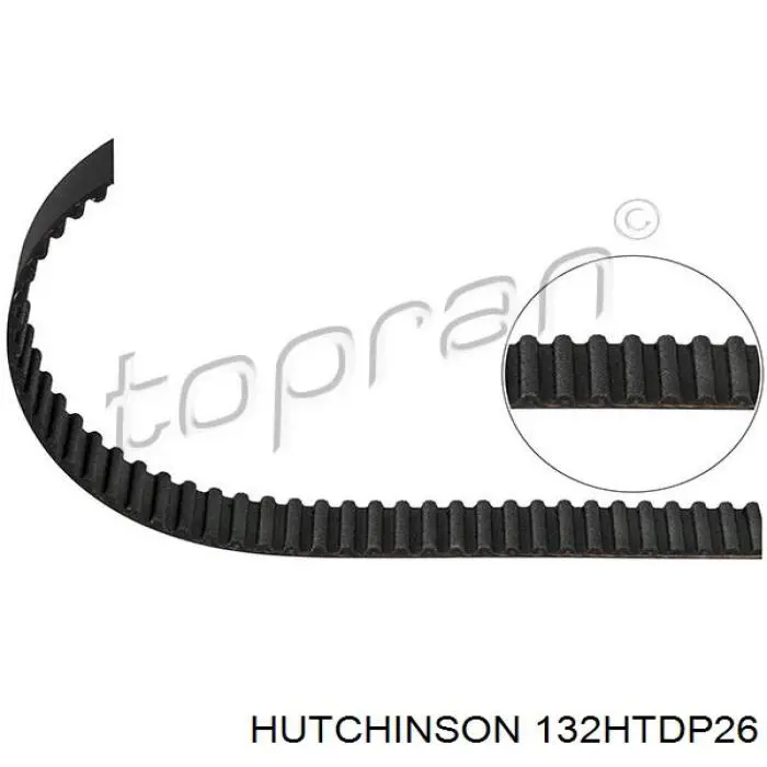 Зубчатый ремень Hutchinson 132HTDP26 цена, от 24.26 USD