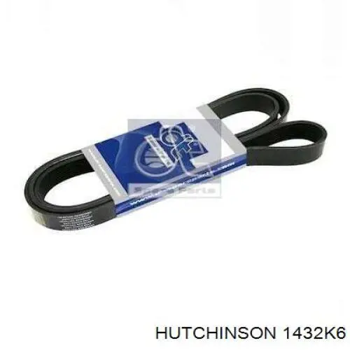 Клиновый ремень Hutchinson 1432K6 цена, от 10.72 USD