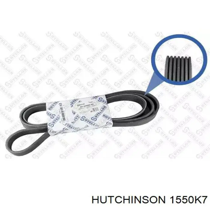 Ремень генератора 1550K7 Hutchinson