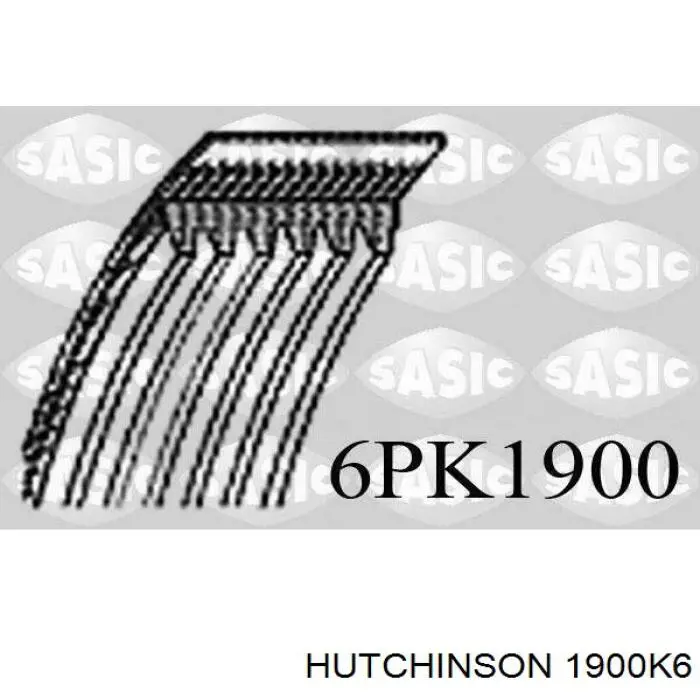 Клиновый ремень Hutchinson 1900K6 цена, от 11.79 USD