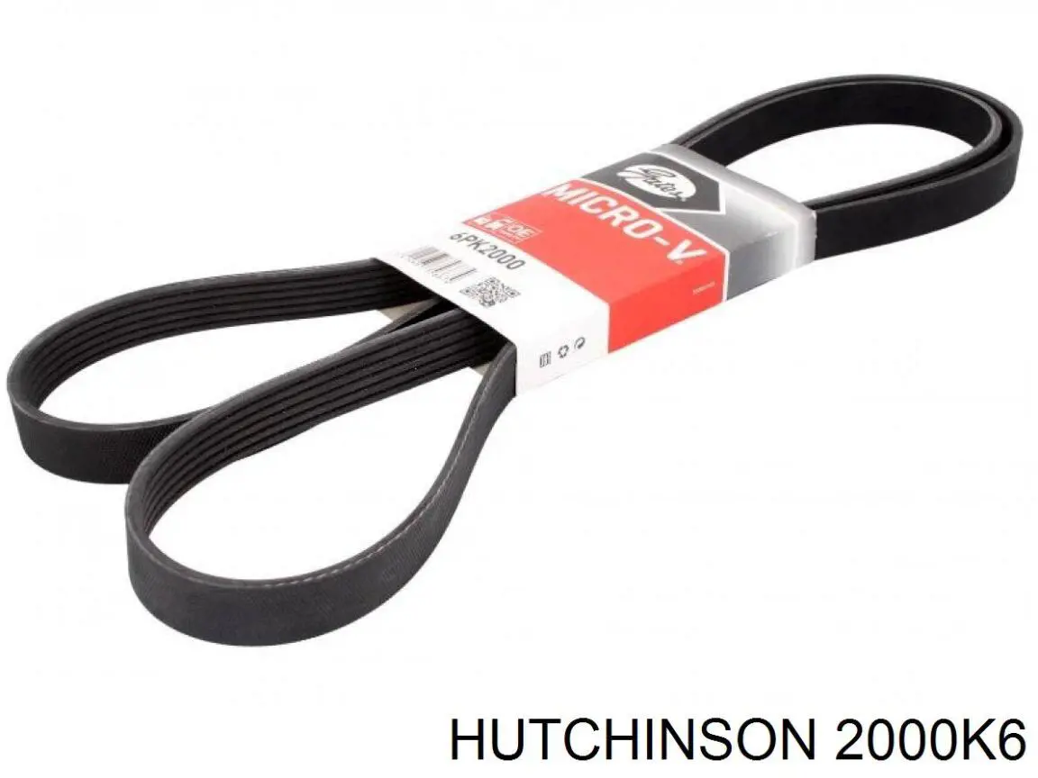 Клиновый ремень Hutchinson 2000K6 цена, от 14.98 USD