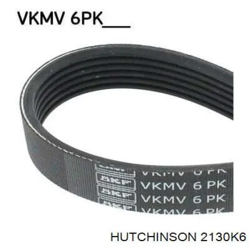 Клиновый ремень Hutchinson 2130K6 цена, от 16.84 USD