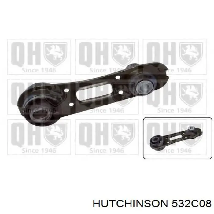Подушка двигателя правая верхняя Hutchinson 532C08