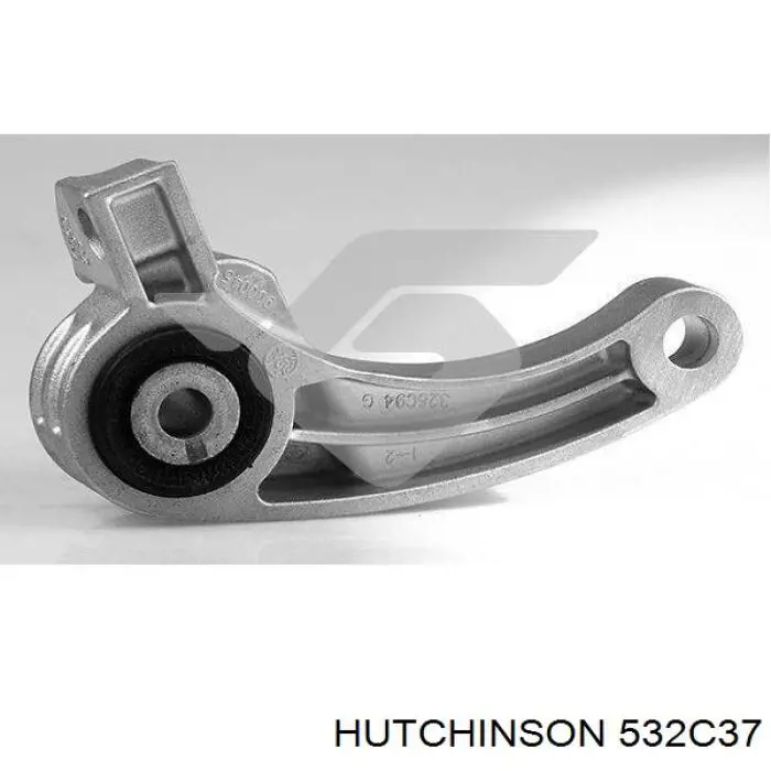532C37 Hutchinson подушка (опора двигателя задняя)