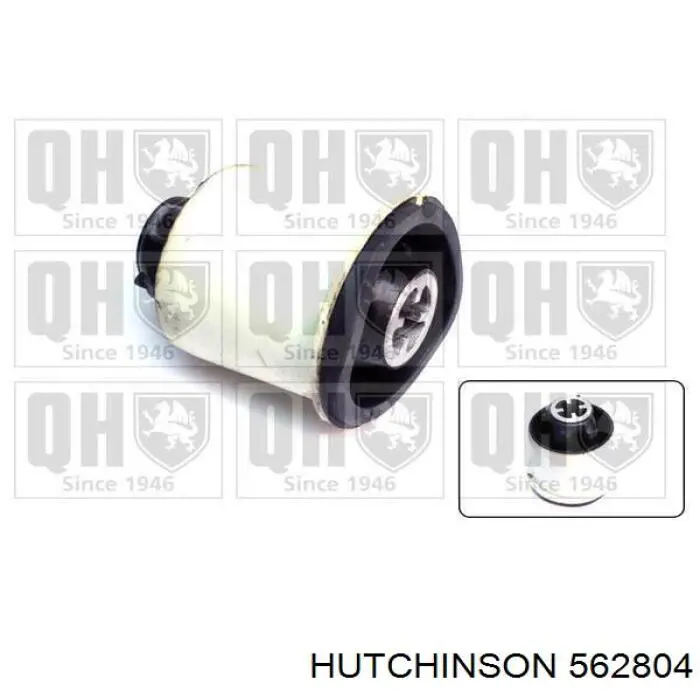 Сайлентблок задней балки 562804 Hutchinson