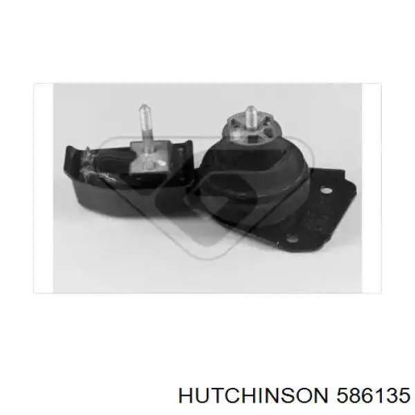 586135 Hutchinson подушка (опора двигателя правая)