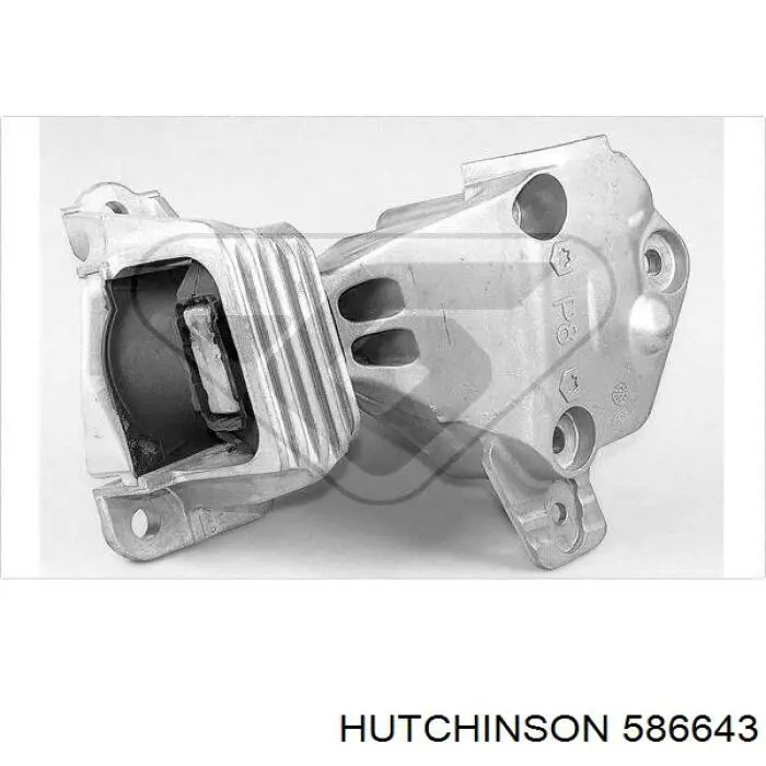 Подушка (опора) двигателя правая передняя Hutchinson 586643