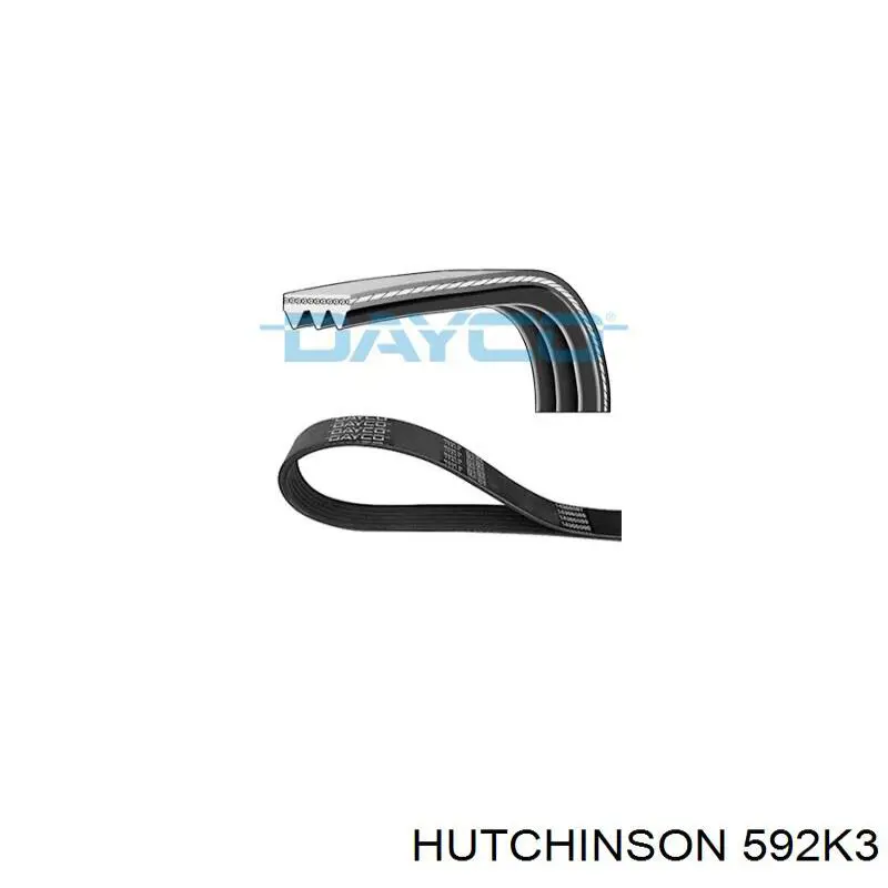 Купить 592K3 Hutchinson Ремень генератора