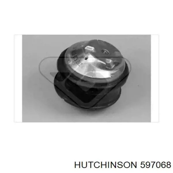 597068 Hutchinson подушка (опора двигателя левая)