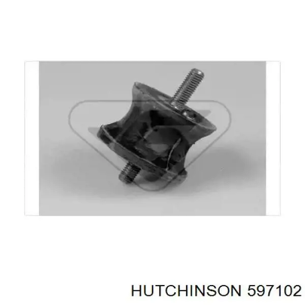 597102 Hutchinson подушка трансмиссии (опора коробки передач)