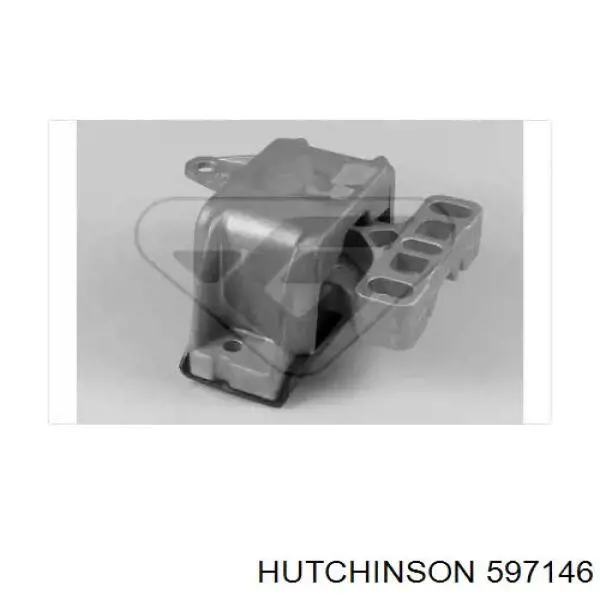 Подушка трансмиссии (опора коробки передач) Hutchinson 597146