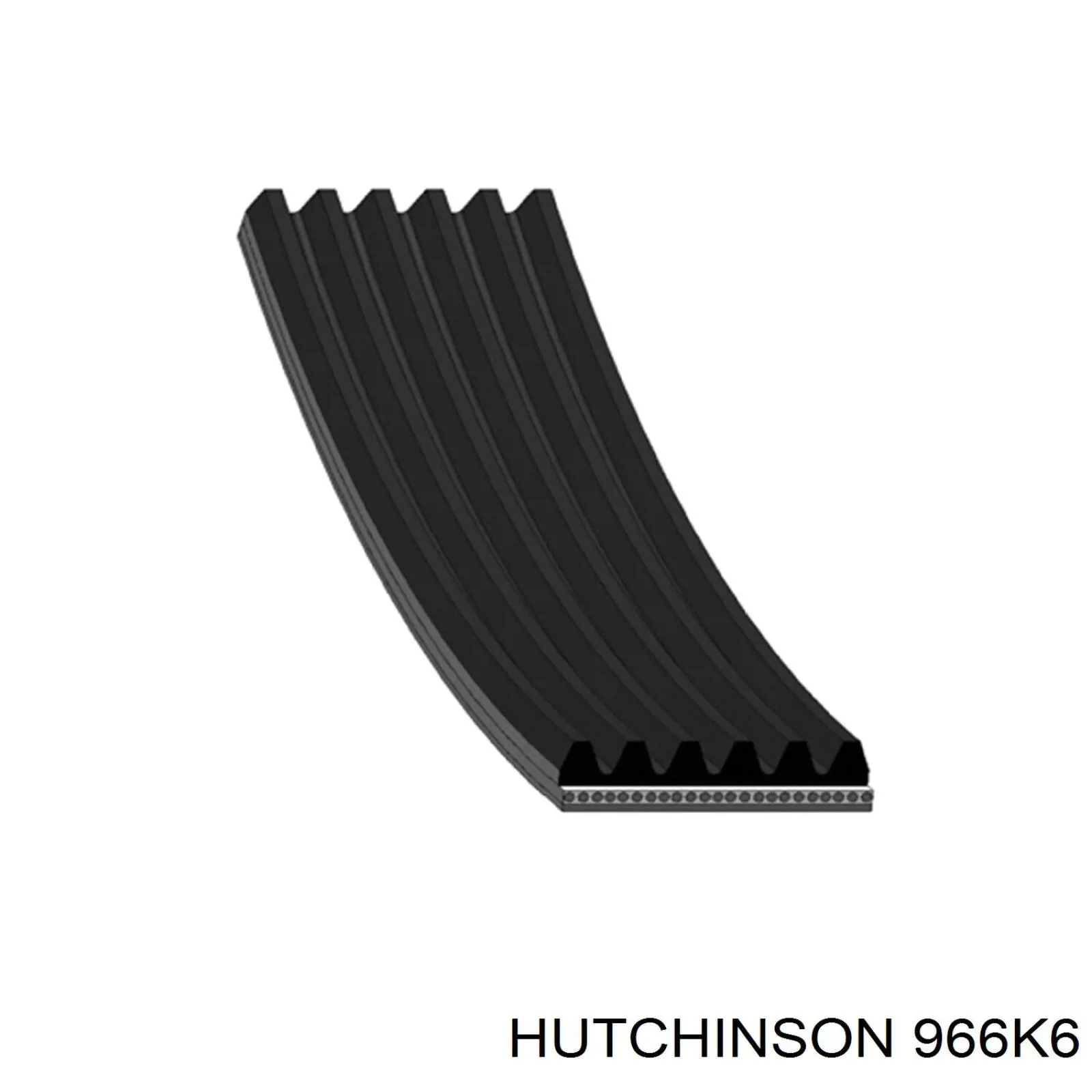 Купить 966K6 Hutchinson Ремень генератора