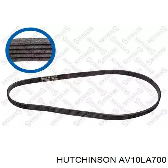 Ремень генератора AV10LA700 Hutchinson