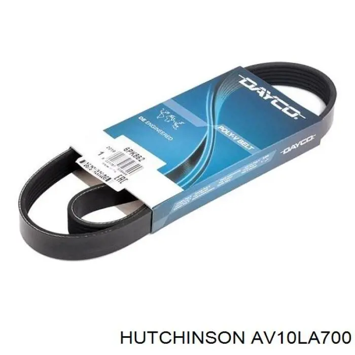 Клиновый ремень Hutchinson AV10LA700 цена, от 3.34 USD