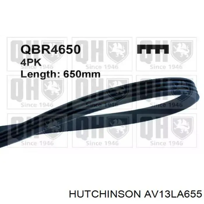Купить AV13LA655 Hutchinson Ремень генератора