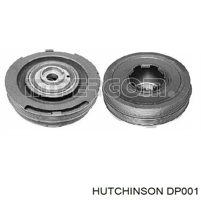 Шкив коленвала (демпфер) Hutchinson DP001 цена, от 122.26 USD