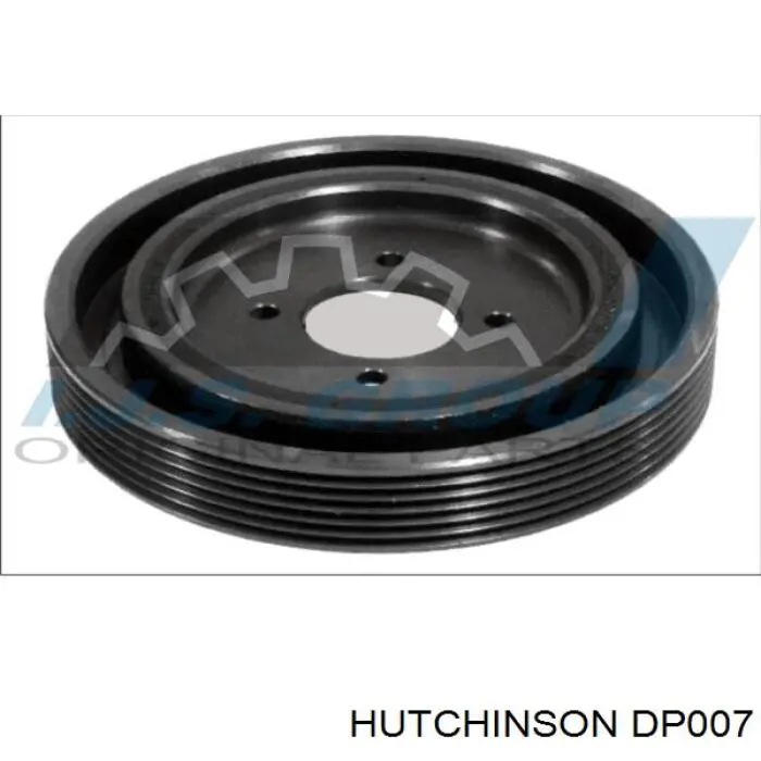 Купить DP007 Hutchinson Шкив-демпфер коленвала