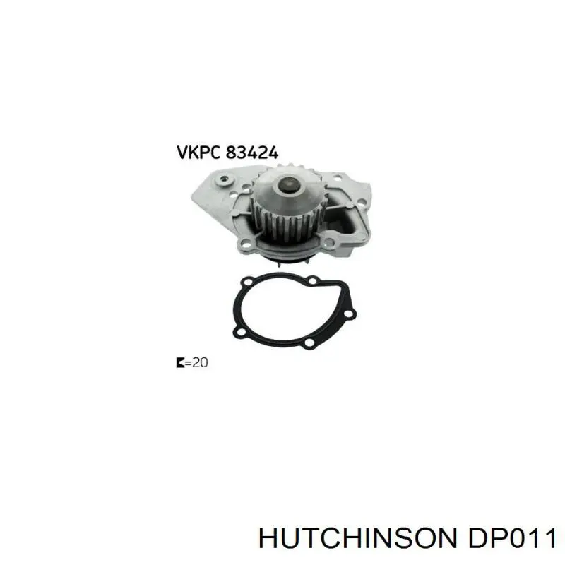 DP011 Hutchinson Шкив коленчатого вала
