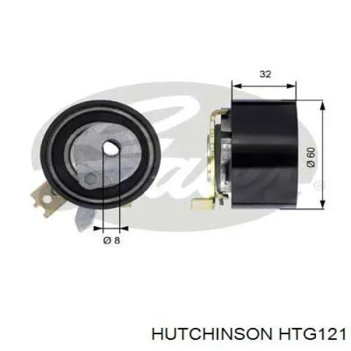 Ролик натяжителя Hutchinson HTG121