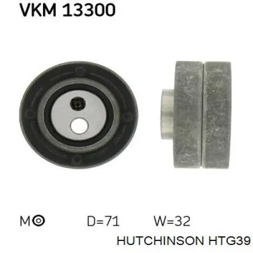 96098278 Peugeot/Citroen Ролик натяжителя ремня ГРМ