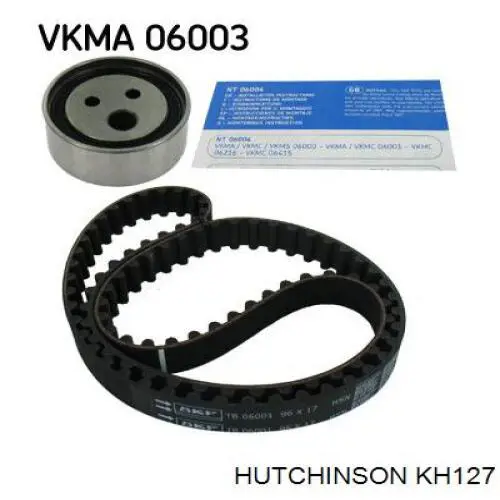 ГРМ ремни, комплект Hutchinson KH127 цена, от 34.62 USD
