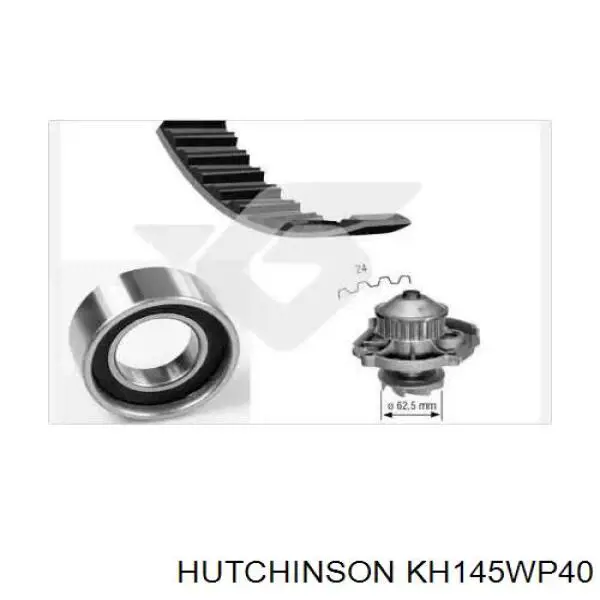 KH145WP40 Hutchinson комплект грм