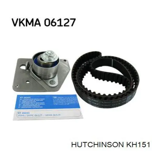 ГРМ ремни, комплект Hutchinson KH151 цена, от 63.20 USD