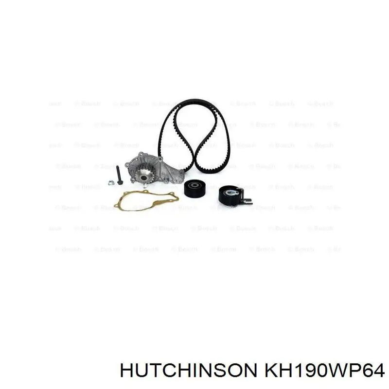 ГРМ ремни, комплект Hutchinson KH190WP64 цена, от 112.73 USD
