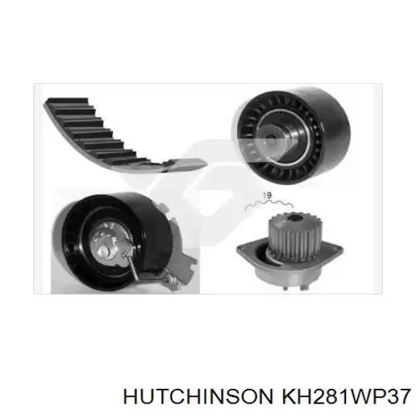 Комплект ГРМ KH281WP37 Hutchinson