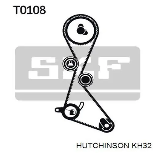 Купить KH32 Hutchinson Комплект ГРМ