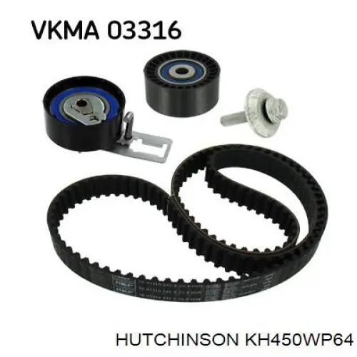 Купить KH450WP64 Hutchinson Комплект ГРМ