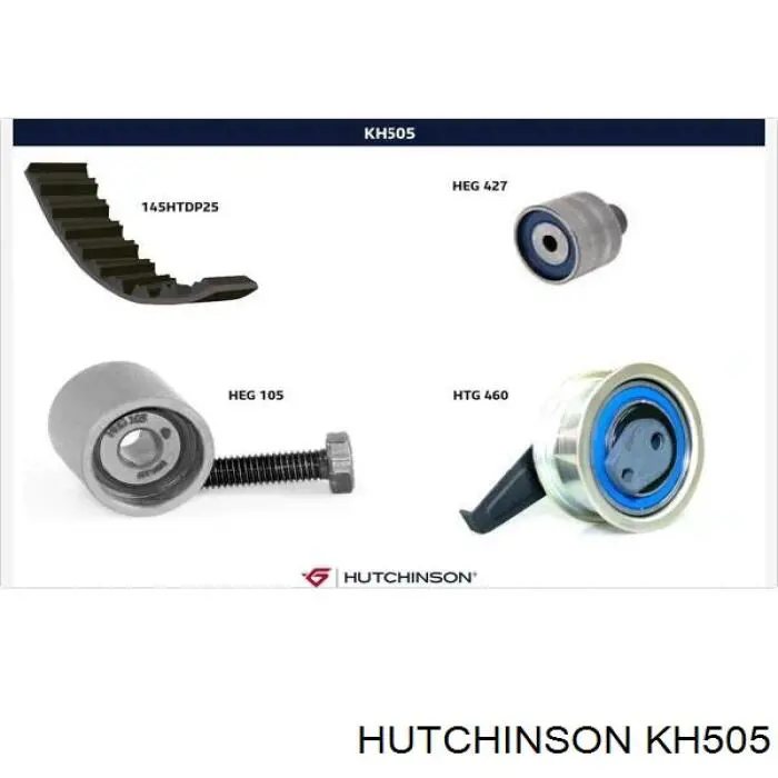 KH505 Hutchinson correia do mecanismo de distribuição de gás, kit