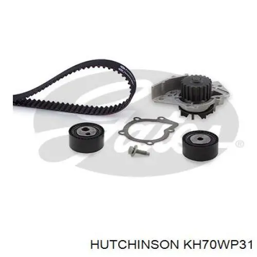 ГРМ ремни, комплект Hutchinson KH70WP31 цена, от 88.62 USD