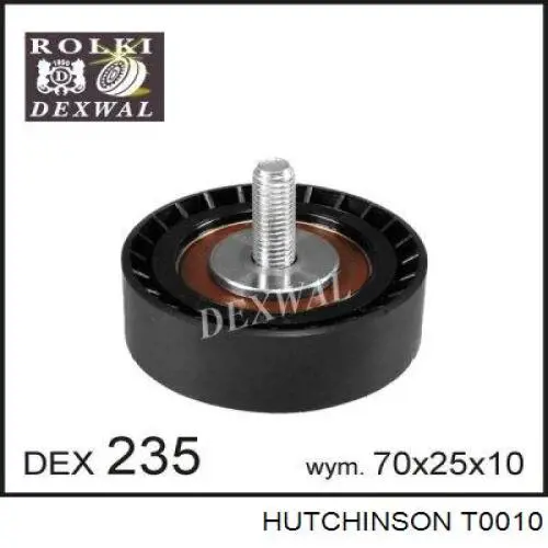 Паразитный ролик T0010 Hutchinson