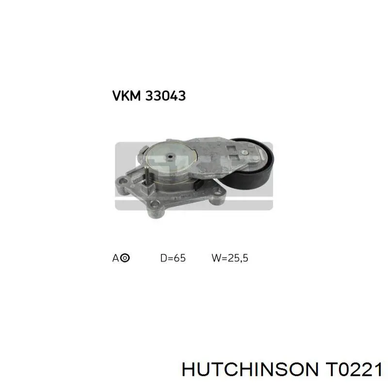 Натяжная планка поликлинового ремня Hutchinson T0221