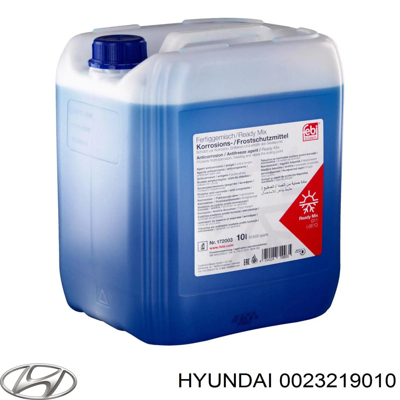 Купить 0023219010 Hyundai/Kia Антифриз универсальный