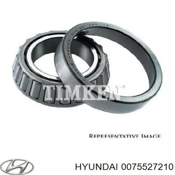 Купить 0075527210 Hyundai/Kia Подшипник дифференциала заднего моста