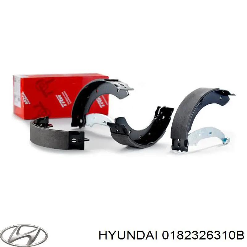 0182326310B Hyundai/Kia sapatas do freio traseiras de tambor