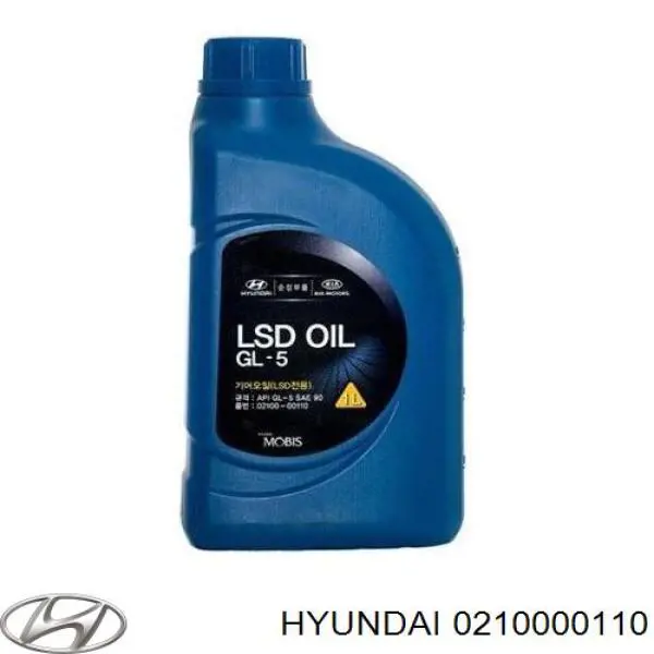  Масло трансмиссионное Hyundai/Kia LSD Oil 90 GL-5 1 л (0210000110)