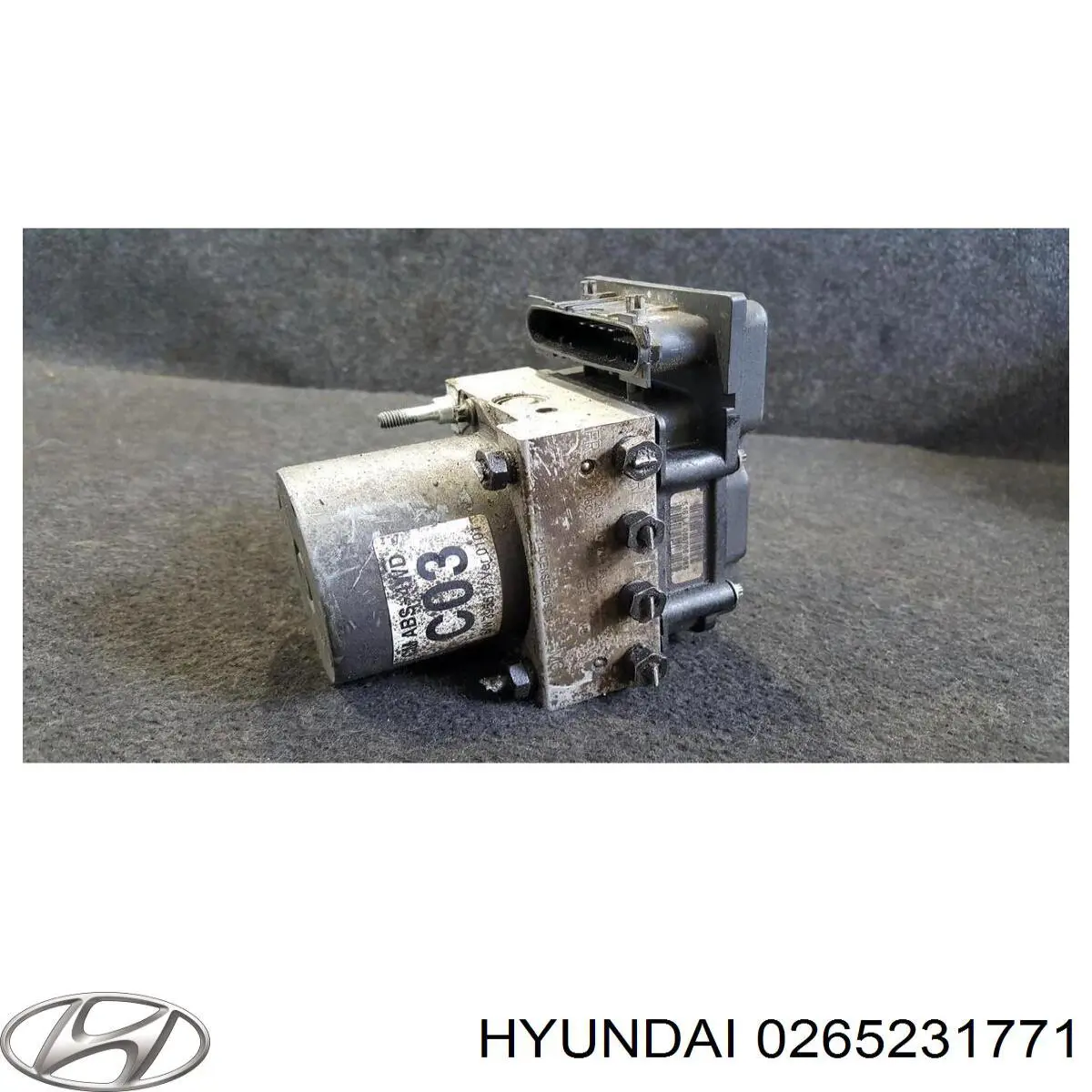 Блок управления АБС (ABS) гидравлический 589002B350 Hyundai/Kia