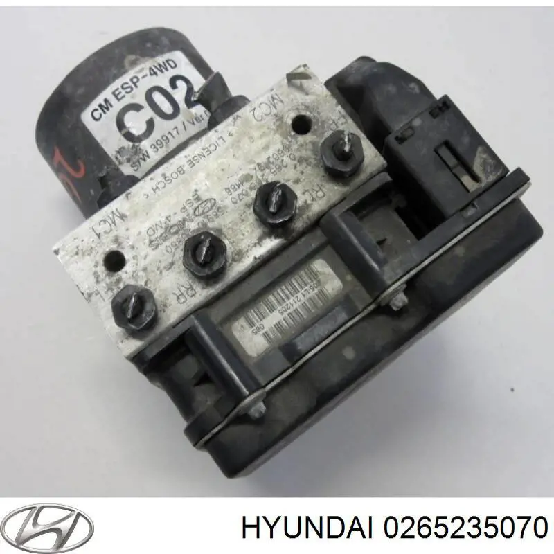 Блок управления АБС (ABS) гидравлический 265235070 Hyundai/Kia