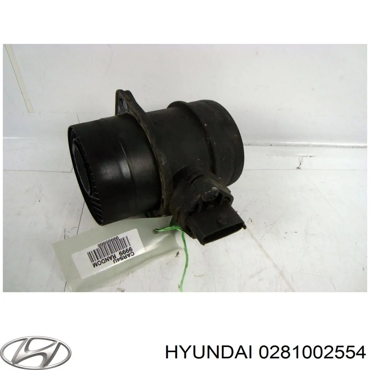 0281002554 Hyundai/Kia sensor de fluxo (consumo de ar, medidor de consumo M.A.F. - (Mass Airflow))