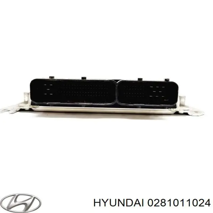 Блок управления двигателем 0281011024 Hyundai/Kia