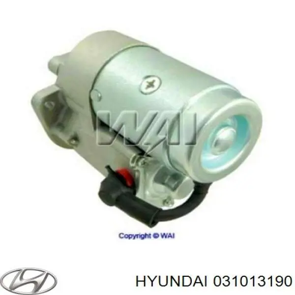 031013190 Hyundai/Kia Стартер автомобиля