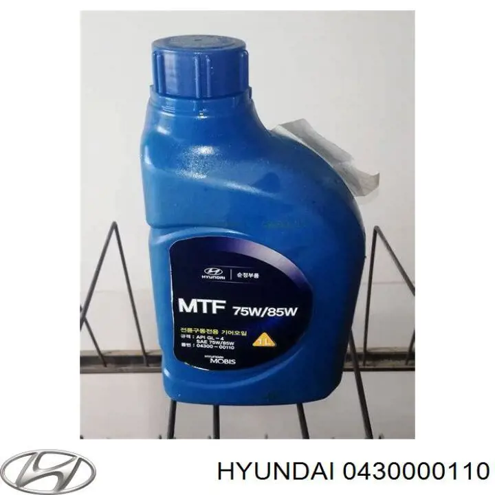  Масло трансмиссионное Hyundai/Kia MTF 75W-85 GL-4 1 л (0430000110)