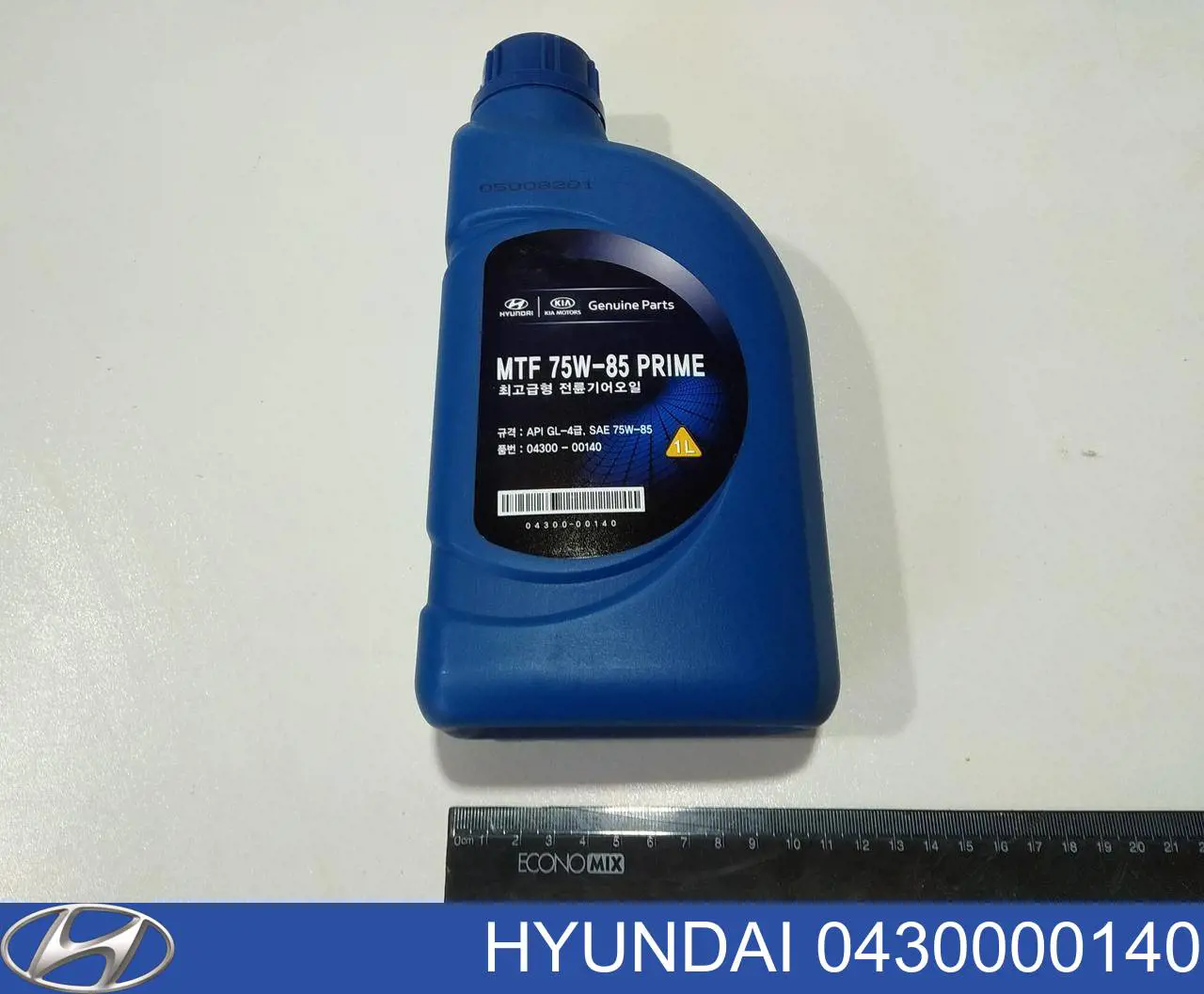  Масло трансмиссионное Hyundai/Kia MTF PRIME 75W-85 GL-4 1 л (0430000140)